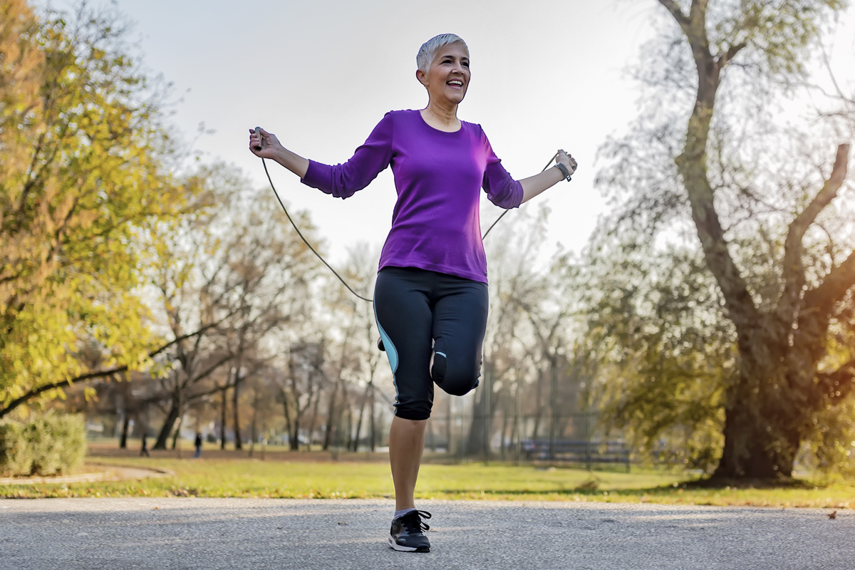 Jump rope for bone health